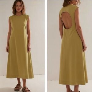 NWOT Free People Simone Midi Dress - Golden